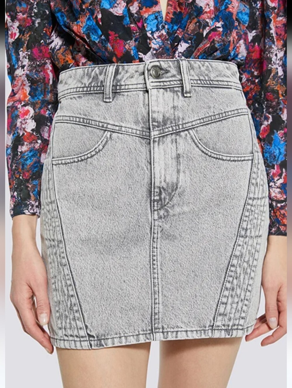 IRO Jaliska Denim Mini Skirt